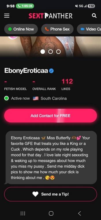 Ebony, 28  female escort, Columbia